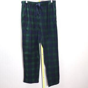 Nautica‎ Plaid Fleece Lounge Pants Sleepwear Cozy Y2K Soft Grunge